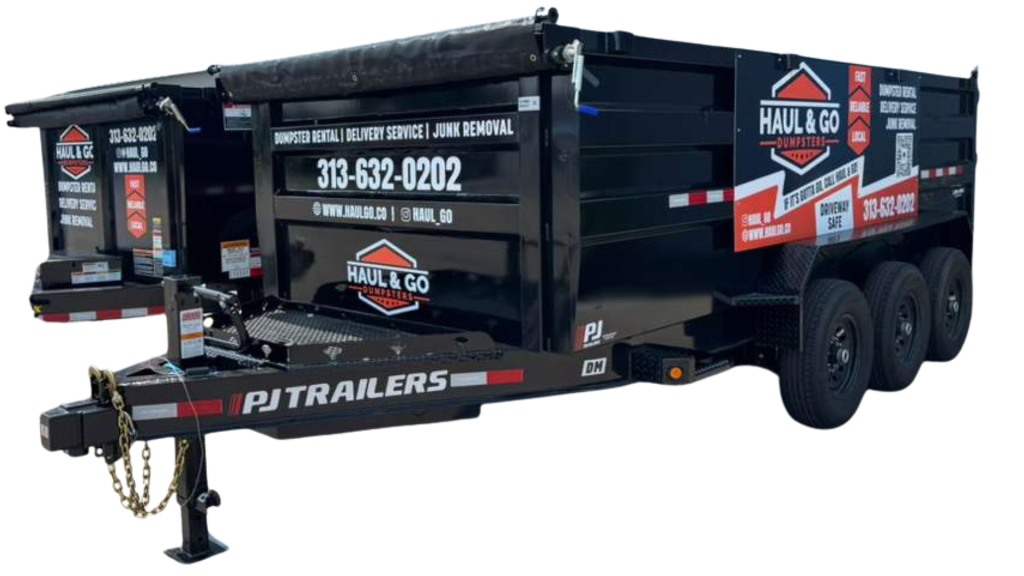 Haul & Go Dumpster 20 yard trailer